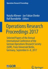 book Operations Research Proceedings 2017