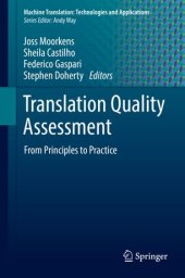 book Translation Quality Assessment