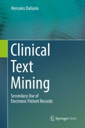 book Clinical Text Mining