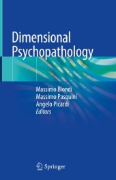 book Dimensional Psychopathology