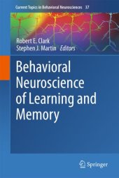 book Behavioral Neuroscience of Learning and Memory