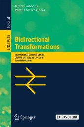 book Bidirectional Transformations