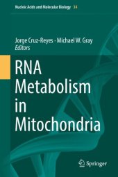 book RNA Metabolism in Mitochondria