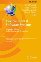 book Environmental Software Systems. Computer Science for Environmental Protection