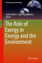 book The Role of Exergy in Energy and the Environment