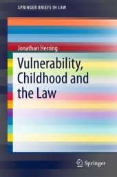 book Vulnerability, Childhood and the Law