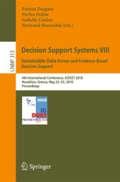 book Decision Support Systems VIII: Sustainable Data-Driven and Evidence-Based Decision Support