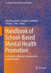 book Handbook of School-Based Mental Health Promotion