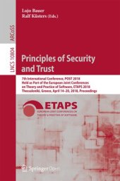 book Principles of Security and Trust