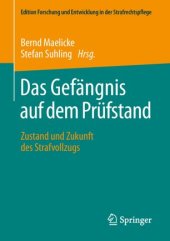 book Das Gefängnis auf dem Prüfstand