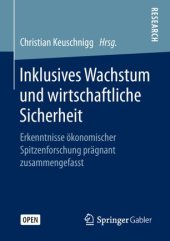 book Inklusives Wachstum und wirtschaftliche Sicherheit