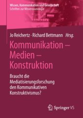 book Kommunikation – Medien – Konstruktion