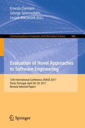 book Evaluation of Novel Approaches to Software Engineering