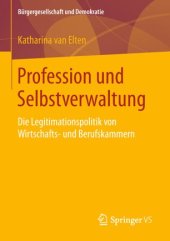 book Profession und Selbstverwaltung