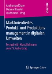 book Marktorientiertes Produkt- und Produktionsmanagement in digitalen Umwelten