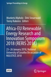 book Africa-EU Renewable Energy Research and Innovation Symposium 2018 (RERIS 2018)