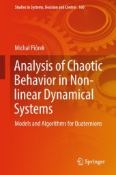 book Analysis of Chaotic Behavior in Non-linear Dynamical Systems