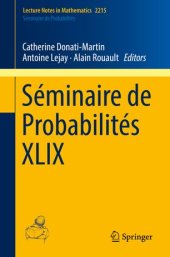 book Séminaire de Probabilités XLIX