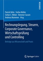 book Rechnungslegung, Steuern, Corporate Governance, Wirtschaftsprüfung und Controlling