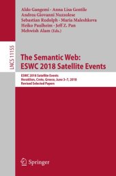 book The Semantic Web: ESWC 2018 Satellite Events