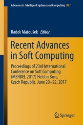 book Recent Advances in Soft Computing