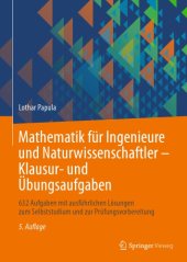 book Mathematik für Ingenieure und Naturwissenschaftler - Klausur- und Übungsaufgaben