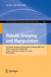 book Robotic Grasping and Manipulation