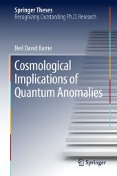 book Cosmological Implications of Quantum Anomalies