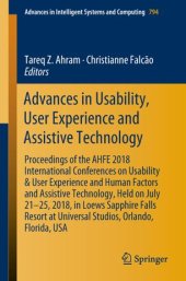 book Advances in Usability, User Experience and Assistive Technology