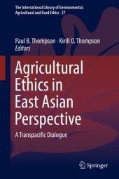 book Agricultural Ethics in East Asian Perspective