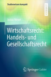 book Wirtschaftsrecht: Handels- und Gesellschaftsrecht