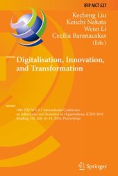 book Digitalisation, Innovation, and Transformation