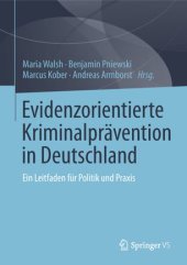 book Evidenzorientierte Kriminalprävention in Deutschland