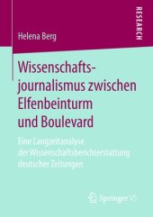 book Wissenschaftsjournalismus zwischen Elfenbeinturm und Boulevard