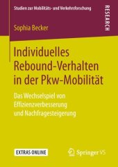 book Individuelles Rebound-Verhalten in der Pkw-Mobilität