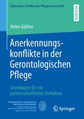 book Anerkennungskonflikte in der Gerontologischen Pflege