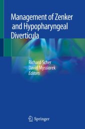 book Management of Zenker and Hypopharyngeal Diverticula