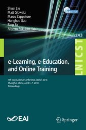 book e-Learning, e-Education, and Online Training