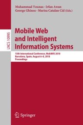 book Mobile Web and Intelligent Information Systems