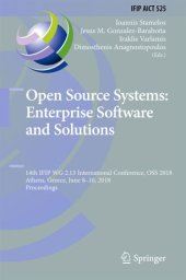 book Open Source Systems: Enterprise Software and Solutions