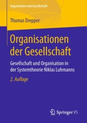 book Organisationen der Gesellschaft