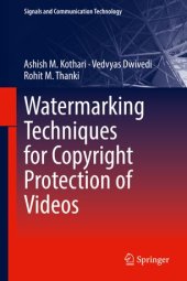 book Watermarking Techniques for Copyright Protection of Videos