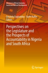 book Perspectives on the Legislature and the Prospects of Accountability in Nigeria and South Africa