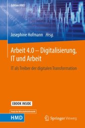 book Arbeit 4.0 – Digitalisierung, IT und Arbeit