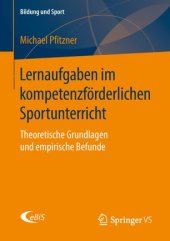 book Lernaufgaben im kompetenzförderlichen Sportunterricht