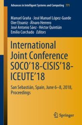 book International Joint Conference SOCO’18-CISIS’18-ICEUTE’18