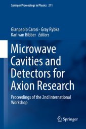 book Microwave Cavities and Detectors for Axion Research