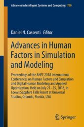 book Advances in Human Factors in Simulation and Modeling