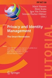 book Privacy and Identity Management. The Smart Revolution