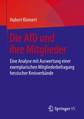 book Die AfD und ihre Mitglieder